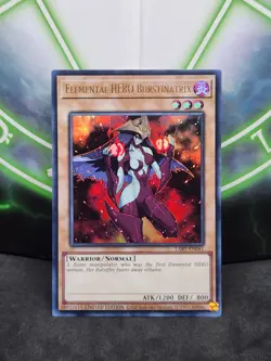 Yugioh Elemental HERO Burstinatrix LART-EN041 Ultra Rare Lost Art Promo NM - Image 1