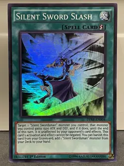 Silent Sword Slash - DPRP-EN004 - Super Rare - 1st Edition - LP - Image 1