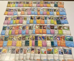 Pokemon Cards Lot. 100+ Card Lot! Lot #164 . Bulk Lot. Starts At A Low Price! - Image 1
