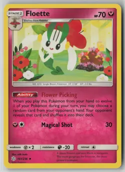 Floette 151/236 Pokemon TCG Sm-Cosmic Eclipse Regular Card (Near Mint) NM 5 - Image 1