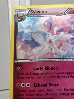 Sylveon 72/111 XY Furious Fists Cracked Ice Holo 2014 Pokemon Card LP - Image 4
