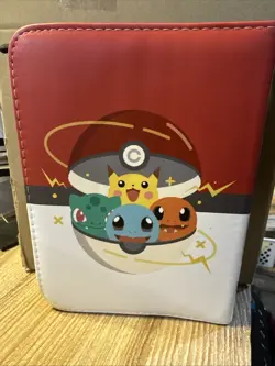 Pokemon Card 3-Ring Small Card Binder-4 pockets -50 sleeves & Cards - Image 4