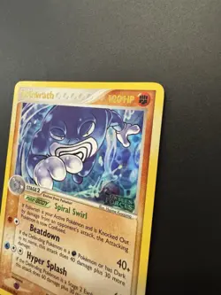 Pokemon EX Unseen Forces Poliwrath Stamped Reverse Holo Card 11/115 2005 - Image 4