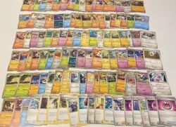 Pokemon Cards Lot. 100+ Card Lot! Lot #161 . Bulk Lot. Starts At A Low Price! - Image 1