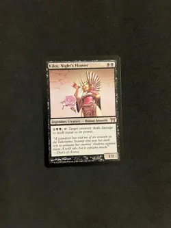 Kiku, Night's Flower [Champions of Kamigawa] Magic MTG Cards LP - Image 1