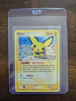 Pichu 59/106 EX Emerald Reverse Holo Stamped Pokemon Card 2005 - Image 1