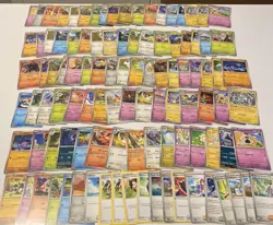 Pokemon Cards Lot. 100+ Card Lot! Lot #160 . Bulk Lot. Starts At A Low Price! - Image 1