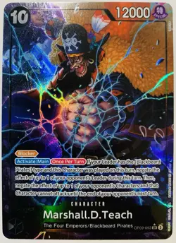 Marshall.D.Teach SR Alt Art OP09-093 One Piece TCG English Card - Image 1
