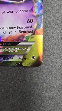 Pokemon Gengar EX TCG Phantom Forces Ultra Rare Holo Card 34/119 NM Condition - Image 3