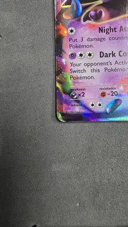 Pokemon Gengar EX TCG Phantom Forces Ultra Rare Holo Card 34/119 NM Condition - Image 4