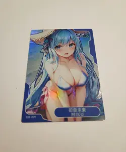 Hatsune Miku Card Lot Waifu Anime 5 Cards Goddess Story - Image 3