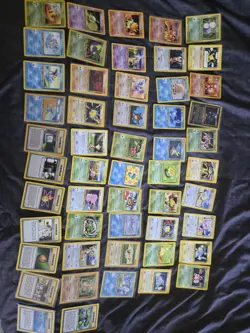 Pokemon TCG: Neo Genesis - Vintage 52 Card Lot - NO DUPLICATES - Image 1