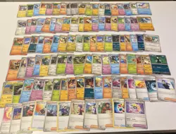 Pokemon Cards Lot. 100+ Card Lot! Lot #159 . Bulk Lot. Starts At A Low Price! - Image 1