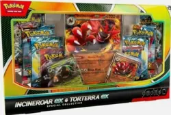 Pokemon Trading Card Game Incineroar ex and Torterra ex Special Collection Box - Image 4