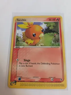 Torchic - 74/109 EX Ruby & Sapphire Pokemon Card TCG E-series Pokemon - Image 1