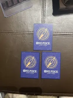 One Piece CCG 3 Cards From Tournament Packs Sanji Charlotte Pudding Hitokiri - Image 3