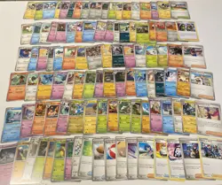 Pokemon Cards Lot. 100+ Card Lot! Lot #158 . Bulk Lot. Starts At A Low Price! - Image 1
