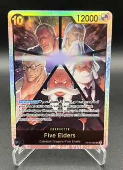 Five Elders OP13-082 SR - Carrying on His Will - ONE PIECE Card Game - English - Image 1