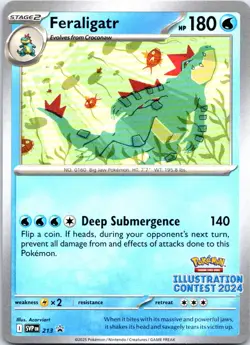 Feraligatr - (Illustration Contest 2024) 213 SV: Scarlet & Violet Promo Cards Pr - Image 1