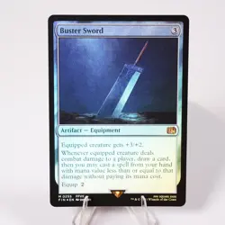 Buster Sword Foil 255 Final Fantasy FIN MTG NM See Video - Image 4