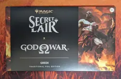 Sealed God of War Greek x Secret Lair Drop PlayStation FOIL MTG Magic - Image 1