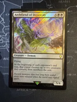 Archfiend of Depravity Surge Foil - FIC 0273 NM - MTG Magic - Image 1
