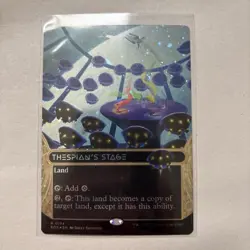 MTG Thespian's Stage (0134) - Galaxy Foil - Borderless Edge of Eternities - Image 1