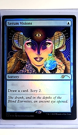 2019 MTG Magic the Gathering SLD Secret Lair Drop Foil #29 Serum Visions - Image 1