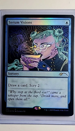 2019 MTG Magic the Gathering SLD Secret Lair Drop Foil #31 Serum Visions - Image 1