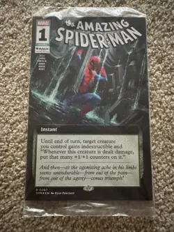 MTG Spider-Man Final Battle Promo - Amazing Spider-Man #1 Comic Variant SEALED - Image 1