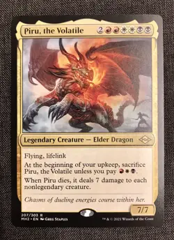 Modern Horizons 2 - Piru, The Volatile (x1) MTG NM-M MH2 - Image 1