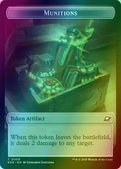 Munitions Robot Token - Foil - Edge of Eternities - EOE T 0009/0010 - Image 1