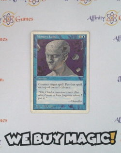 MTG | Memory Lapse PLAYSET | Fifth Edition | Regular | Moderately Played | ENG - Image 1