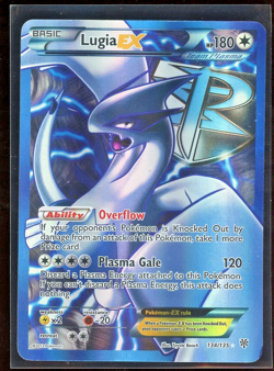 2013 Pokemon Black & White BW Plasma Storm Full Art Lugia EX Holo Foil 134/135 - Image 1
