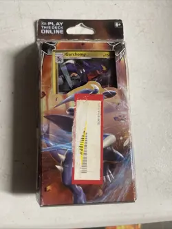 NEW POKEMON ULTRA PRISM MACH STRIKE THEME DECK + GARCHOMP New Box Damage - Image 1