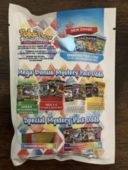 PokeRev Mystery Pack Diamond 6.0 Sealed 6 Pokemon Booster Packs 5+1 Bonus NEW - Image 2