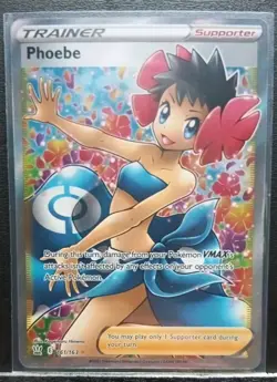 Pokemon TCG Phoebe Sword & Shield - Battle Styles 161/163 Holo Full Art - Image 1