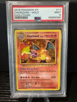 2016 Pokemon TCG | Charizard Holo 11/108 | XY Evolutions | PSA 9 MINT #1 - Image 1