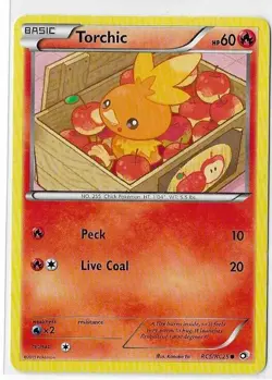 Torchic RC5/RC25 Holo Legendary Treasures: Radiant Collection Pokemon TCG MP - Image 1