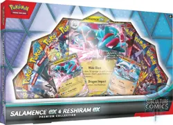 Pokemon TCG: Salamence ex & Reshiram ex Premium Collection 10 Packs Factory Seal - Image 1