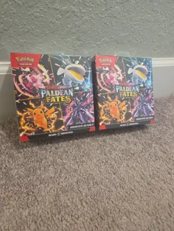 Lot of 2 Pokemon Paldean Fates Booster Bundles - Scarlet & Violet - Sealed NEW - Image 1
