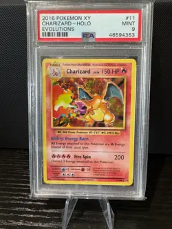 2016 Pokemon TCG | Charizard Holo 11/108 | XY Evolutions | PSA 9 MINT - Image 1