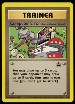 Computer Error (Rocket's Secret Machine) WOTC Black Star Promo Pokemon PL - Image 1