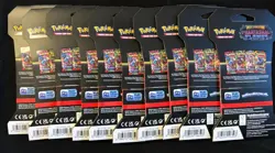 (10) Pokemon Mega Evolution Phantasmal Flames Booster Pack Art Set Lot - Image 2