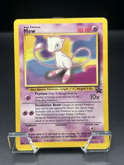 Pokemon TCG WOTC Mew 8 Black Star Promo Vintage Wizards of the Coast - Image 1