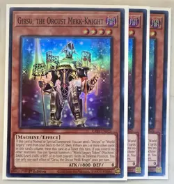 Yugioh! 3x Girsu, the Orcust Mekk-Knight RA03-EN026 Super Rare 1st Ed NM - Image 1