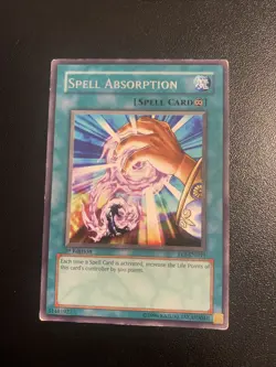 Yugioh! Spell Absorption 1st Edition FET-EN039 Rare MP - Image 1