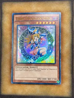 Yugioh Dark Magician Girl YGLD-ENB03 Ultra Rare MP - Image 1