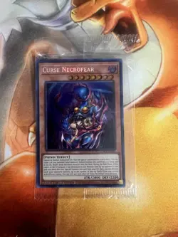 Curse Necrofear LDS3-EN009 Secret Rare Sealed Near Mint Yugioh TCG - Image 1