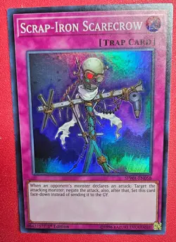 1x Yu-Gi-Oh! Scrap-Iron Scarecrow - SPWA-EN058 - Super Rare - 1st Edition - NM - Image 1